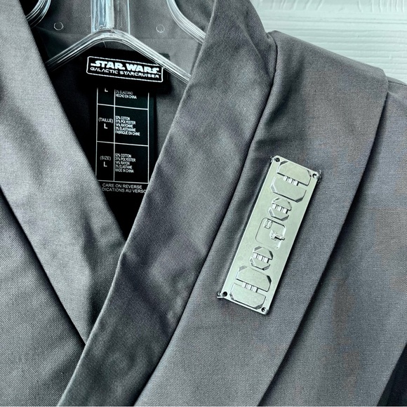 Disney Star Wars Galaxy's Edge Starcruiser Jedi Formal Grey Tunic Cosplay, L,NWT - Picture 8 of 15